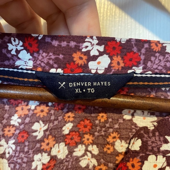 Denver Hayes Floral Blouse Size XL - Picture 2 of 6